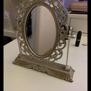 Vintage makeup mirror